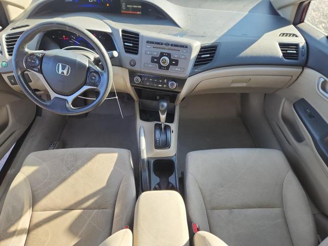 19XFB2F50CE043820 - 2012 HONDA CIVIC LX BURGUNDY photo 8