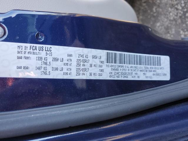 2C4RC1BGXGR129197 - 2016 CHRYSLER TOWN & COU TOURING 蓝色 照片 13