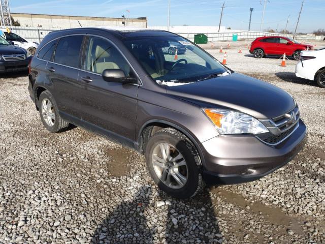 5J6RE4H71AL054838 - 2010 HONDA CR-V EXL 棕色 照片 4