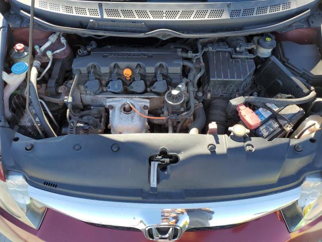 2HGFA1F68AH548996 - 2010 HONDA CIVIC LX-S მუქწითელი ფოტო 11