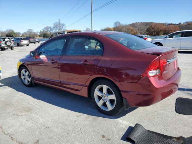 2HGFA1F68AH548996 - 2010 HONDA CIVIC LX-S მუქწითელი ფოტო 2