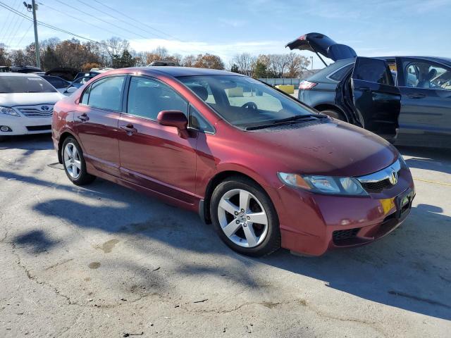 2HGFA1F68AH548996 - 2010 HONDA CIVIC LX-S მუქწითელი ფოტო 4