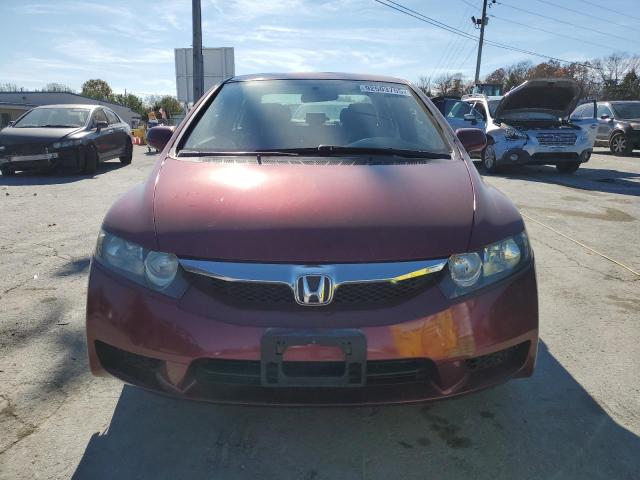 2HGFA1F68AH548996 - 2010 HONDA CIVIC LX-S მუქწითელი ფოტო 5