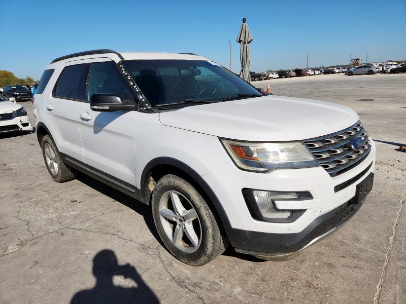 1FM5K8DH2GGD12610 - 2016 FORD EXPLORER XLT Weiß Foto 4