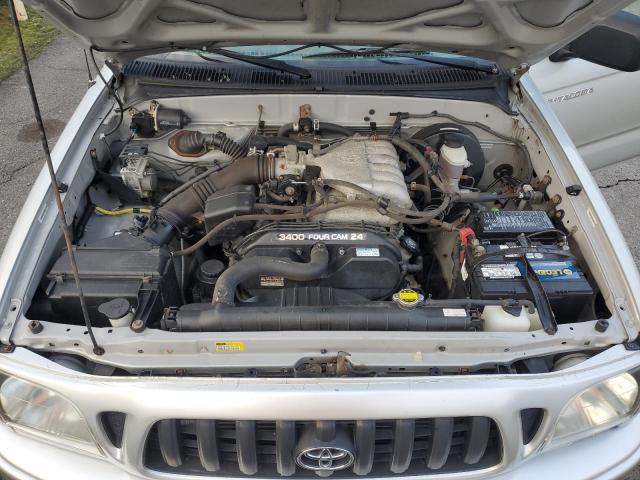 5TEHN72N62Z103979 - 2002 TOYOTA TACOMA DOUBLE CAB SILVER photo 11