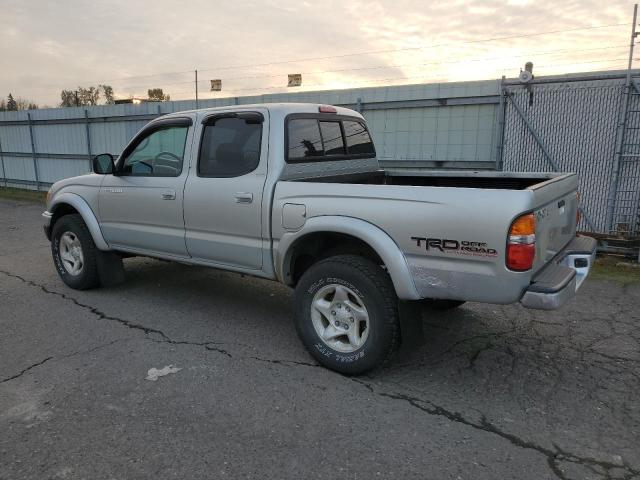 5TEHN72N62Z103979 - 2002 TOYOTA TACOMA DOUBLE CAB SILVER photo 2