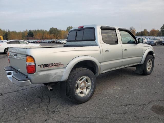 5TEHN72N62Z103979 - 2002 TOYOTA TACOMA DOUBLE CAB SILVER photo 3