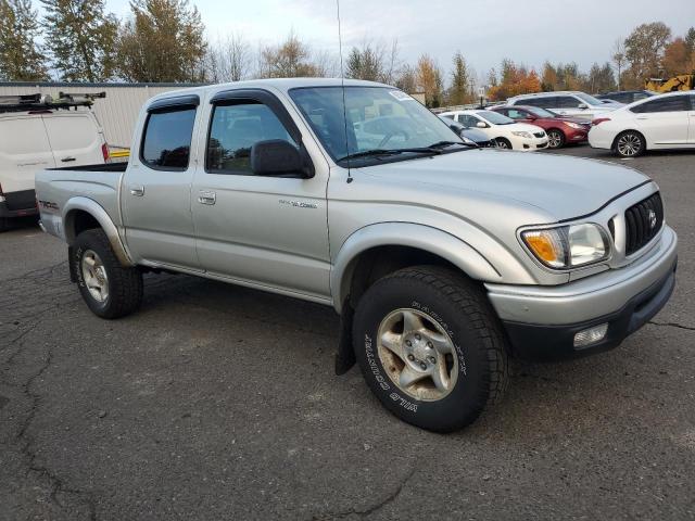 5TEHN72N62Z103979 - 2002 TOYOTA TACOMA DOUBLE CAB SILVER photo 4