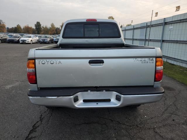 5TEHN72N62Z103979 - 2002 TOYOTA TACOMA DOUBLE CAB SILVER photo 6