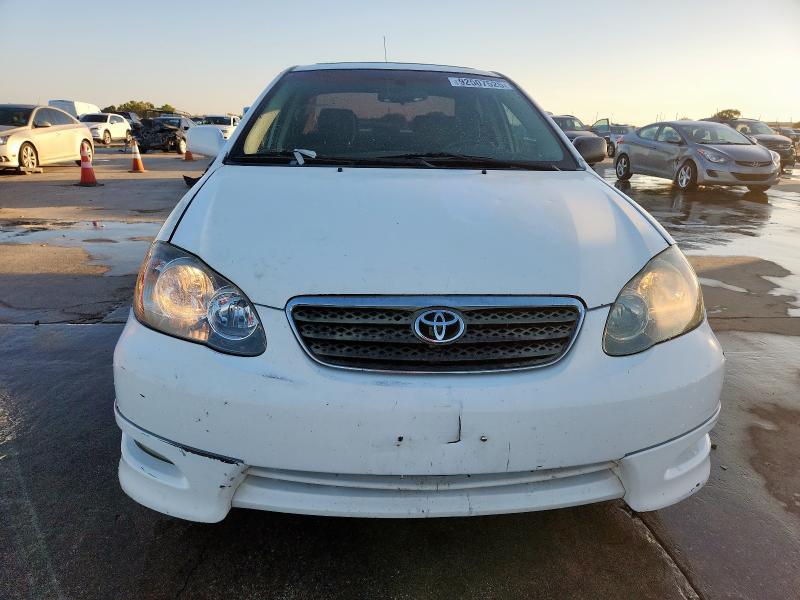 1NXBR32E95Z414804 - 2005 TOYOTA COROLLA CE WHITE photo 5