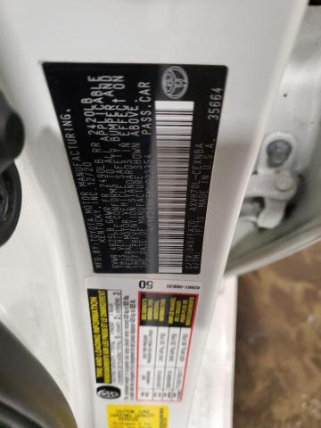 4T1C31AK5MU022354 - 2021 TOYOTA CAMRY LE WHITE photo 12