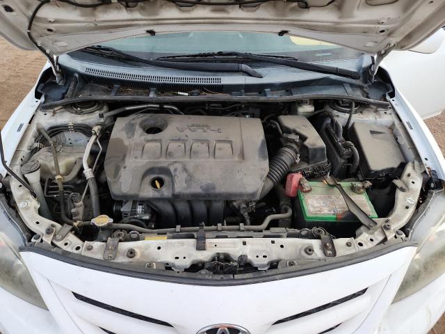 2T1BU4EE9BC633601 - 2011 TOYOTA COROLLA BASE Blanco foto 11