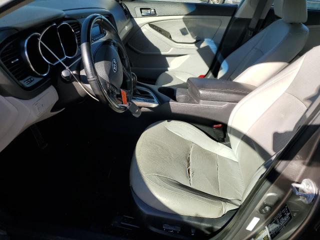 5XXGN4A79CG005929 - 2012 KIA OPTIMA EX GRAY photo 7