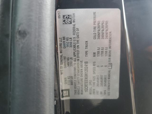 1GCRTEEN9H1282418 - 2017 CHEVROLET COLORADO ZR2 BLACK photo 12