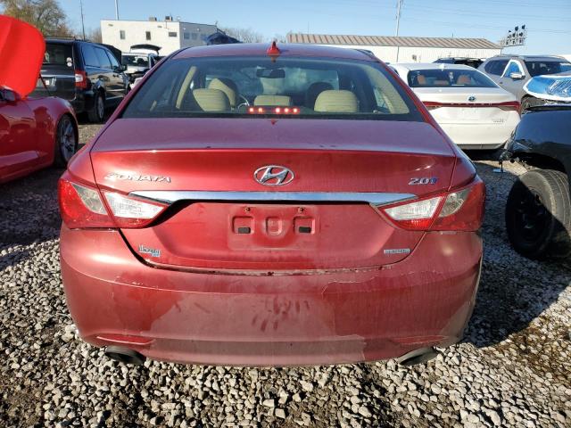 5NPEC4AB0DH625074 - 2013 HYUNDAI SONATA SE 红色 照片 6