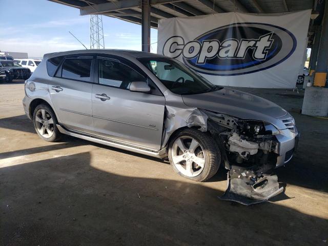 JM1BK343651247064 - 2005 MAZDA 3 HATCHBACK SILVER photo 4
