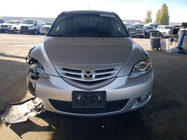 JM1BK343651247064 - 2005 MAZDA 3 HATCHBACK SILVER photo 5
