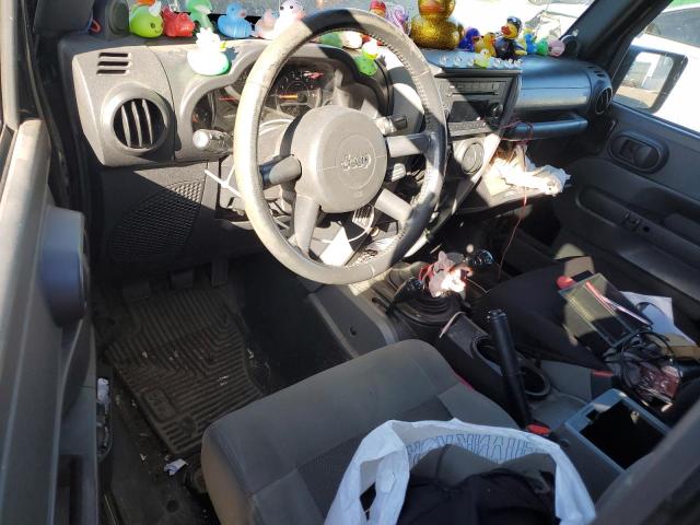 1J4GA39109L766079 - 2009 JEEP WRANGLER X Սև լուսանկար 8