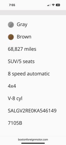 SALGV2RE0KA546149 - 2019 LAND ROVER RANGE ROVE AUTOBIOGRAPHY BLACK photo 10