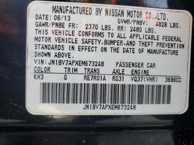 JN1BV7APXEM673248 - 2014 INFINITI Q50 BASE Qara foto 12