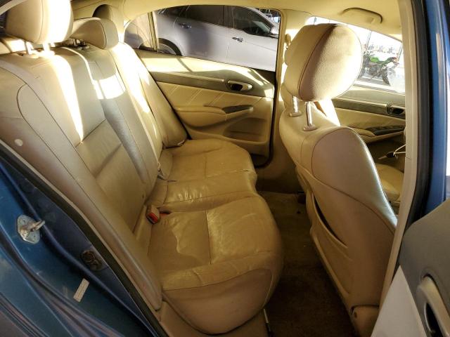 JHMFA36219S010229 - 2009 HONDA CIVIC HYBRID BLUE photo 10