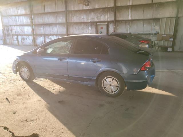 JHMFA36219S010229 - 2009 HONDA CIVIC HYBRID BLUE photo 2