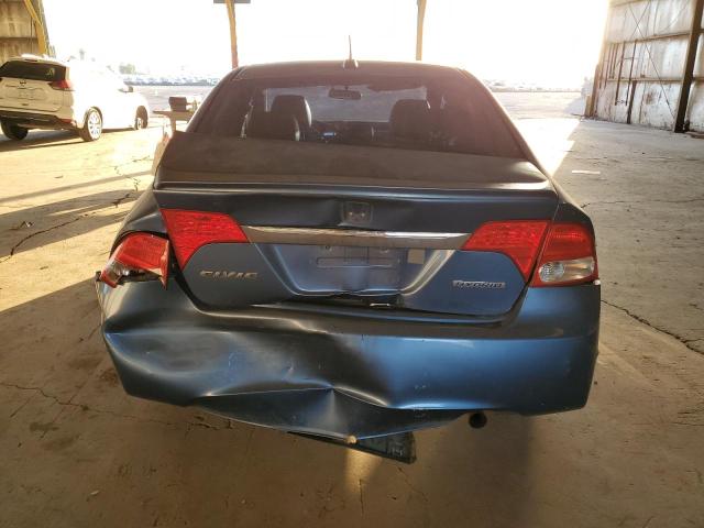 JHMFA36219S010229 - 2009 HONDA CIVIC HYBRID BLUE photo 6
