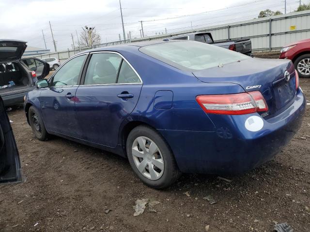 4T1BF3EK6BU617977 - 2011 TOYOTA CAMRY BASE BLUE photo 2