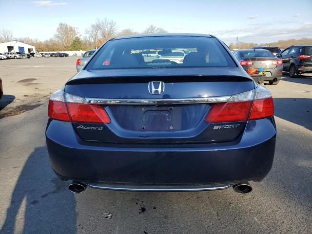 1HGCR2F56DA121182 - 2013 HONDA ACCORD SPORT BLUE photo 6