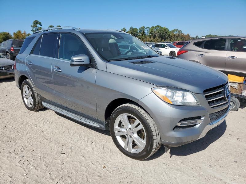 4JGDA5HBXEA275406 - 2014 MERCEDES-BENZ ML 350 4MATIC GRAY photo 4