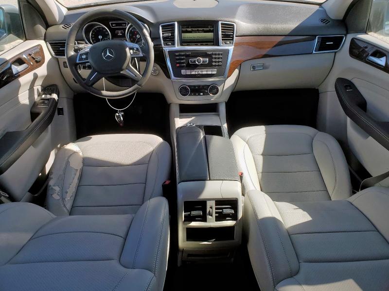 4JGDA5HBXEA275406 - 2014 MERCEDES-BENZ ML 350 4MATIC GRAY photo 8