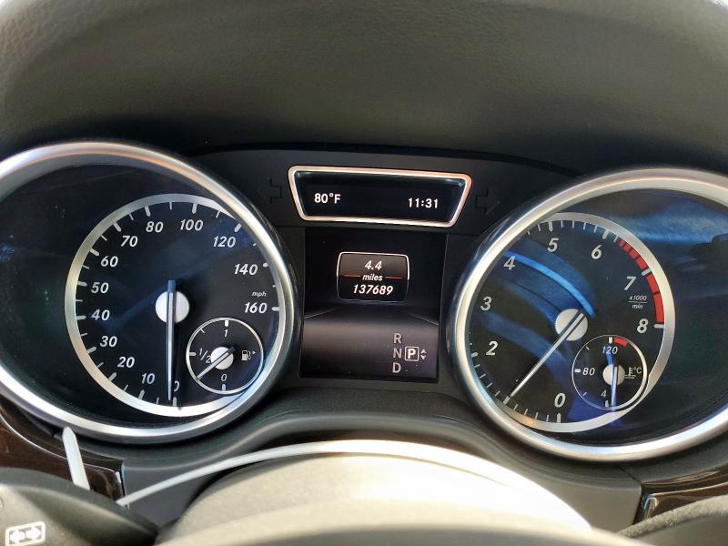 4JGDA5HBXEA275406 - 2014 MERCEDES-BENZ ML 350 4MATIC GRAY photo 9