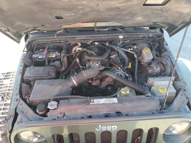 1J4GB59197L165422 - 2007 JEEP WRANGLER SAHARA GREEN photo 12