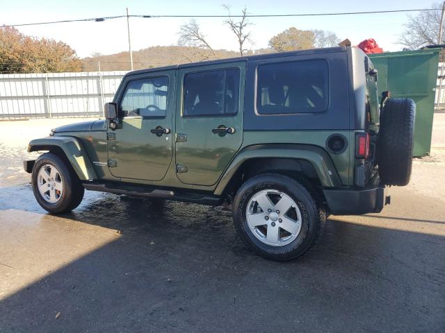 1J4GB59197L165422 - 2007 JEEP WRANGLER SAHARA GREEN photo 2