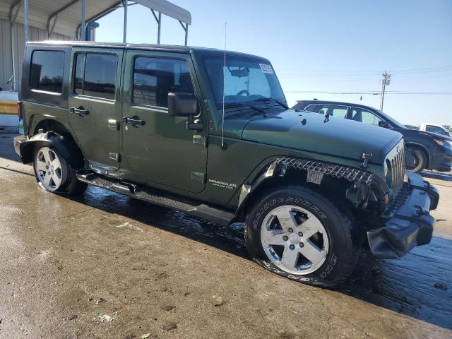 1J4GB59197L165422 - 2007 JEEP WRANGLER SAHARA GREEN photo 4