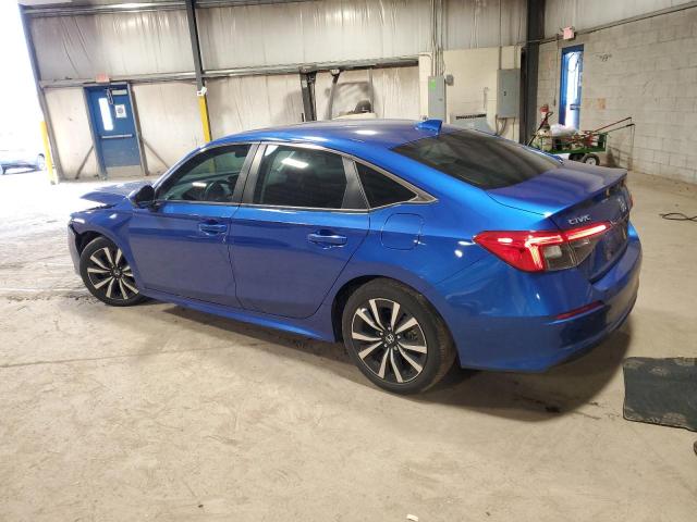 2HGFE1F76NH314939 - 2022 HONDA CIVIC EX BLUE photo 2