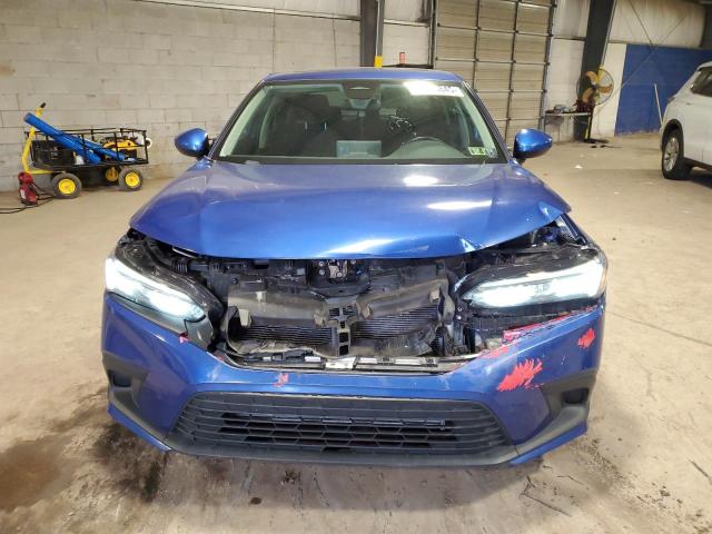 2HGFE1F76NH314939 - 2022 HONDA CIVIC EX BLUE photo 5