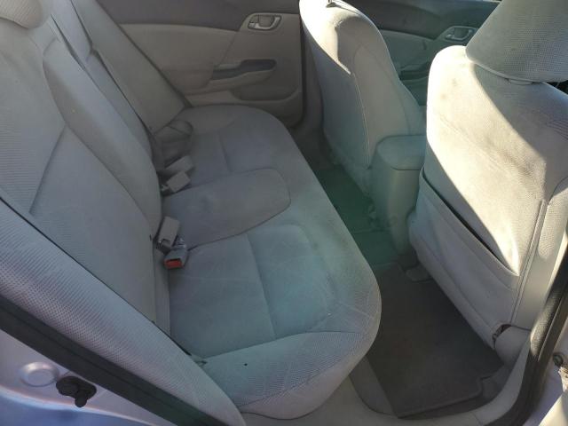 19XFB2F52CE383745 - 2012 HONDA CIVIC LX SILVER photo 10