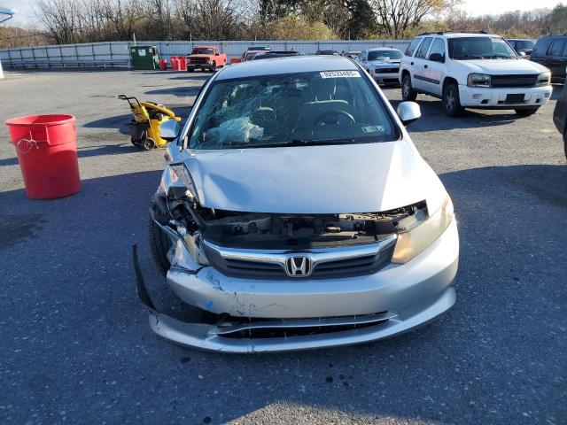 19XFB2F52CE383745 - 2012 HONDA CIVIC LX SILVER photo 5