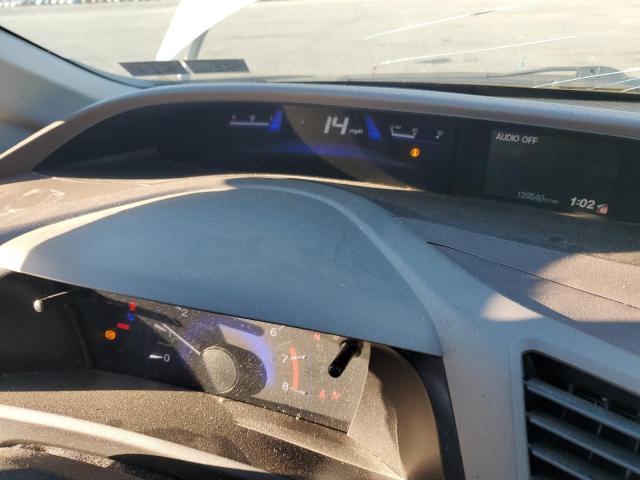 19XFB2F52CE383745 - 2012 HONDA CIVIC LX SILVER photo 9