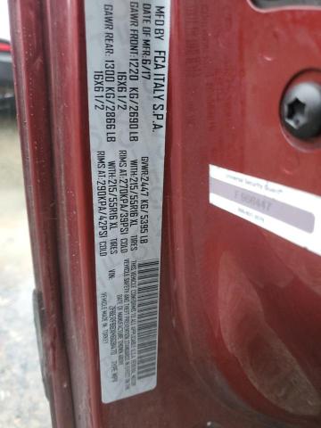 ZFBERFBBXH6G91470 - 2017 RAM PROMASTER SLT Rouge photo 13