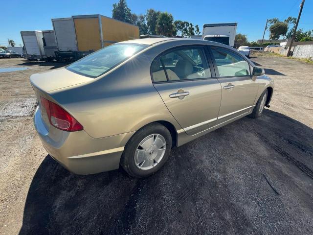 1HGFA16567L097067 - 2007 HONDA CIVIC LX GOLD photo 4