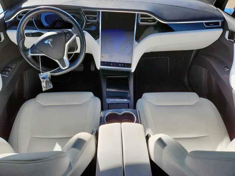 5YJXCDE26HF037185 - 2017 TESLA MODEL X BLACK photo 8