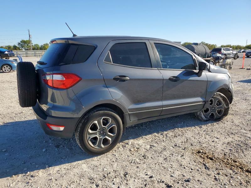 MAJ3P1RE0JC244637 - 2018 FORD ECOSPORT S GRAY photo 3