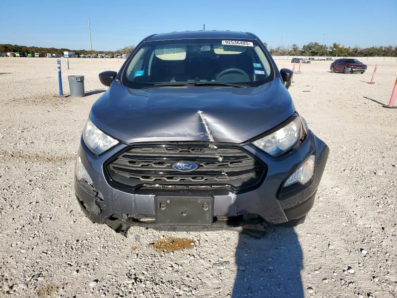 MAJ3P1RE0JC244637 - 2018 FORD ECOSPORT S GRAY photo 5