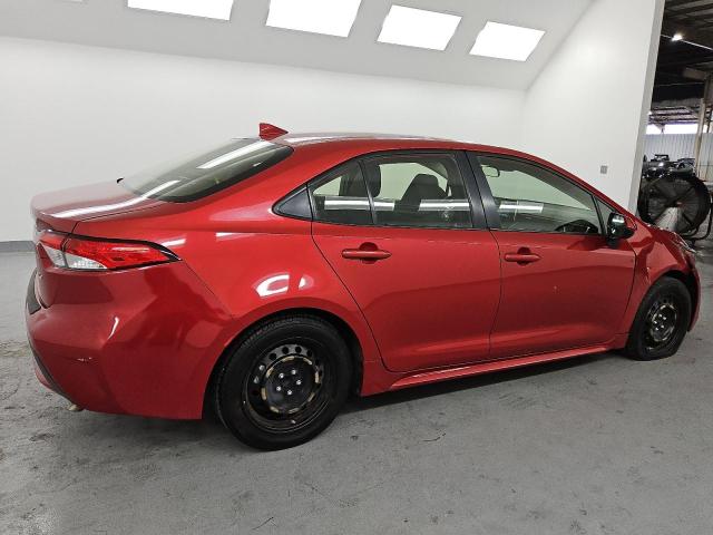 JTDEPMAE6MJ134420 - 2021 TOYOTA COROLLA LE BURGUNDY photo 3