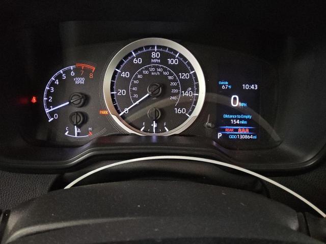 JTDEPMAE6MJ134420 - 2021 TOYOTA COROLLA LE BURGUNDY photo 9