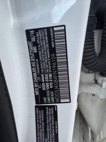 WDDSJ4GB4FN196109 - 2015 MERCEDES-BENZ CLA 250 4MATIC WHITE photo 10