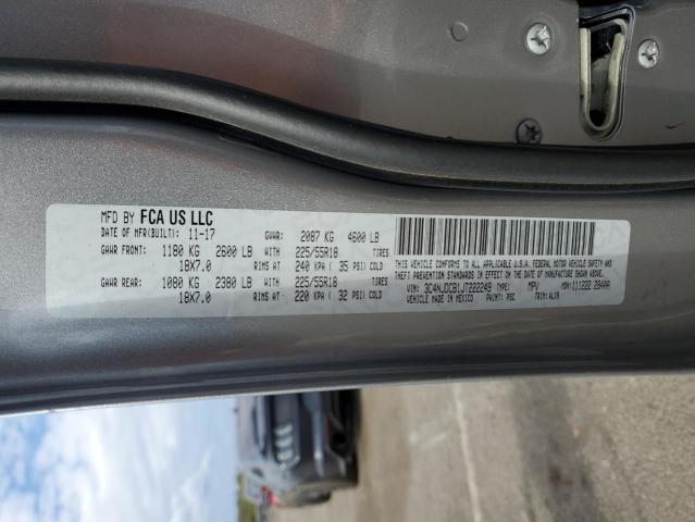 3C4NJDCB1JT222249 - 2018 JEEP COMPASS LIMITED Srebrny zdjęcie 13