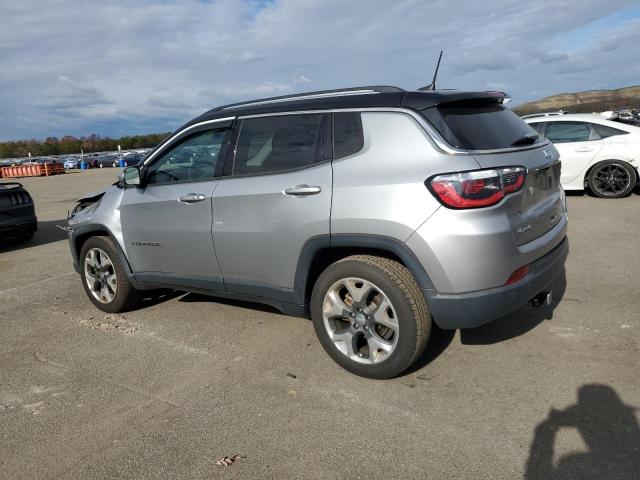 3C4NJDCB1JT222249 - 2018 JEEP COMPASS LIMITED Srebrny zdjęcie 2